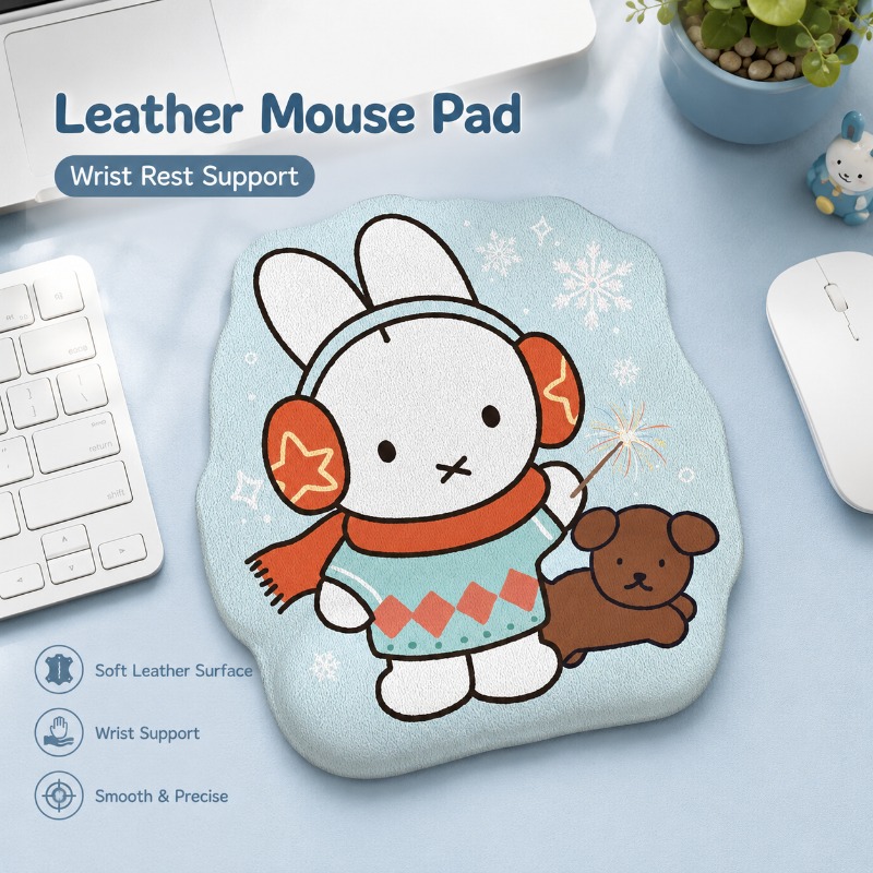 Laptop Accessories Design - Alas Mouse Kulit Anime Miffy dengan
