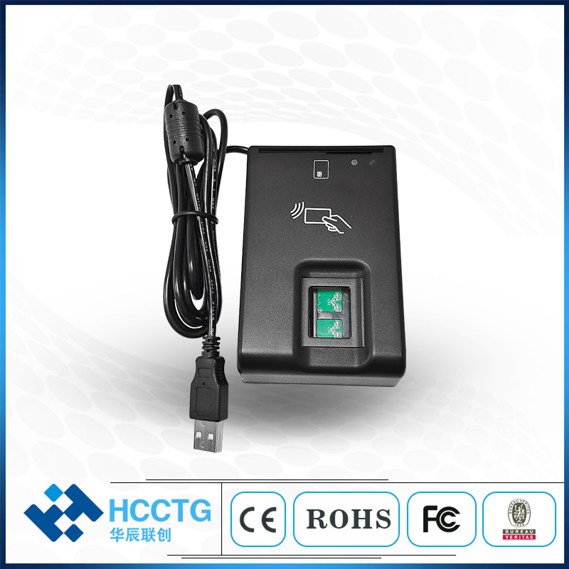 Fingerprint Reader Usb - Pembaca Kartu Pintar Antarmuka Ganda USB