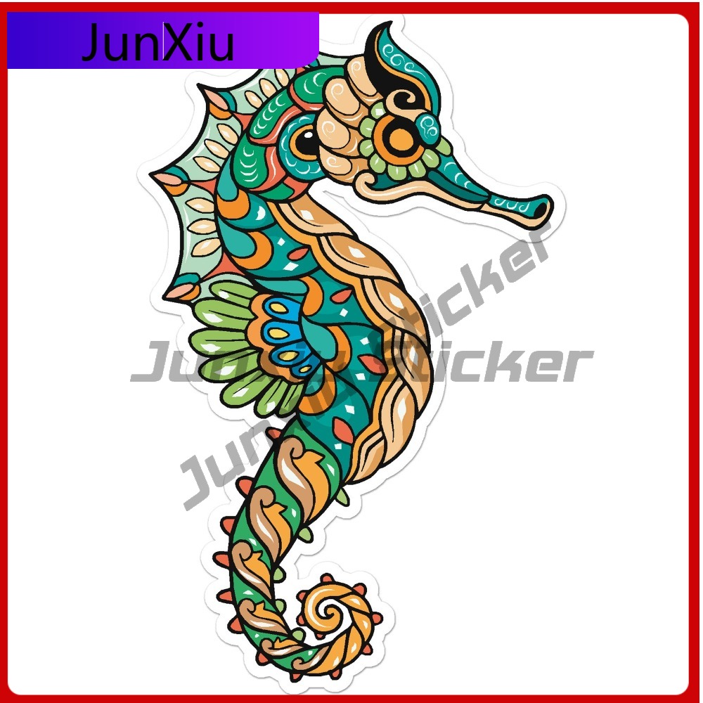 Laptop Accessories Design - Desain Kuda Laut Warna-warni Lucu Kualitas