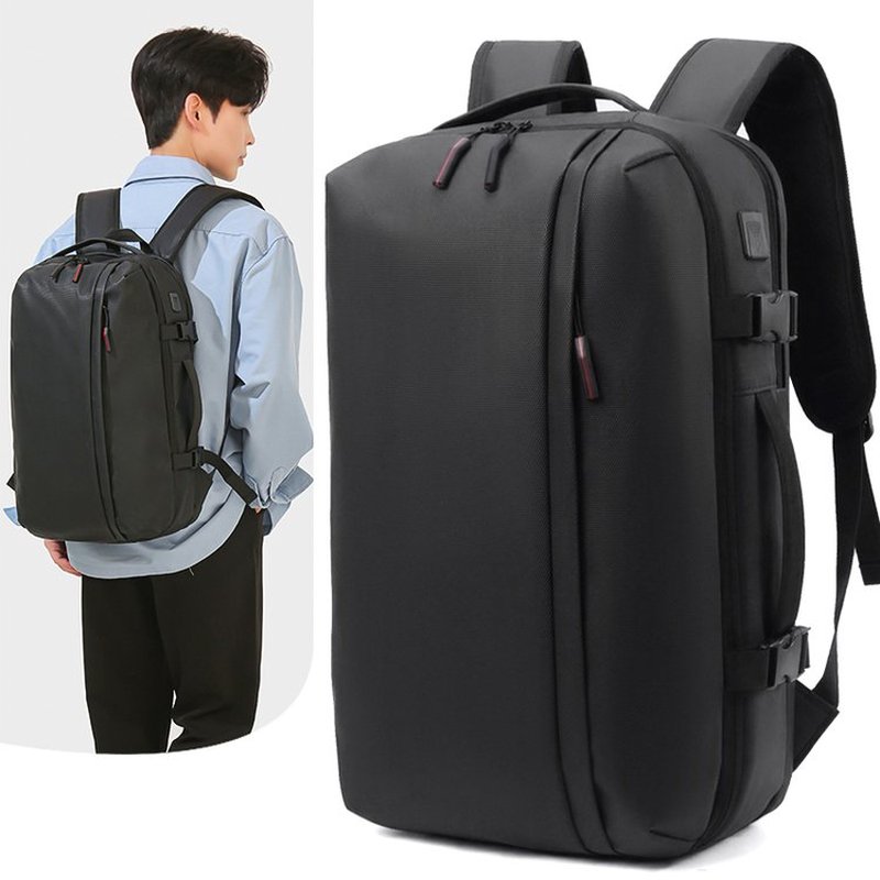 Laptop Bag Waterproof - Tas Ransel Laptop Pria Berbahan Keras,