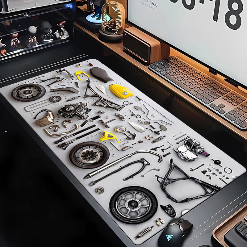 Keyboard Laptop Accessories - Diagram Pembongkaran Alas Mouse Karet Alas