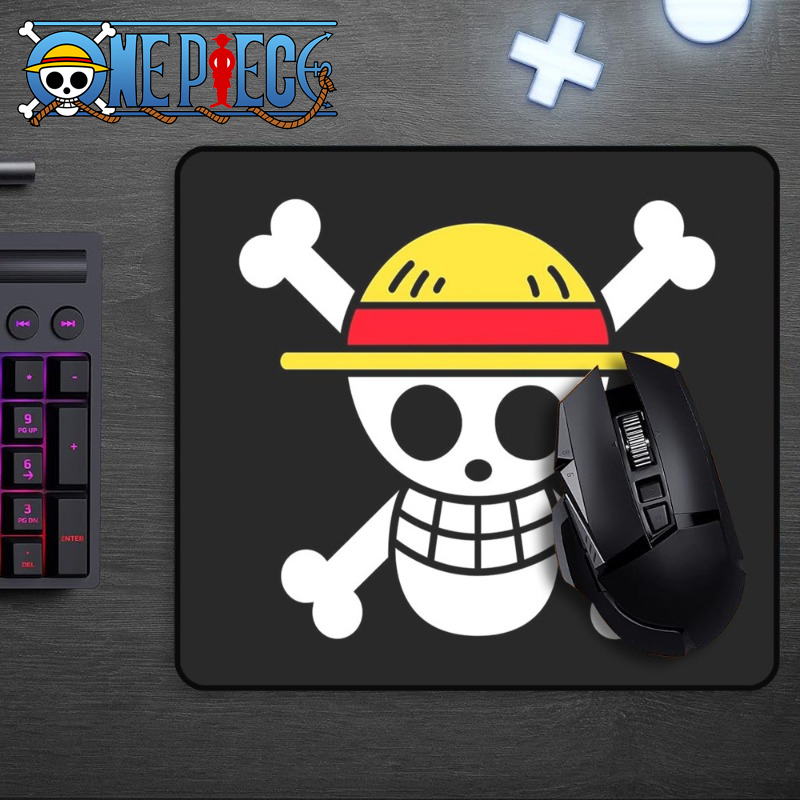 Keyboard Laptop Accessories - Alas Mouse Kartun One Piece Luffy