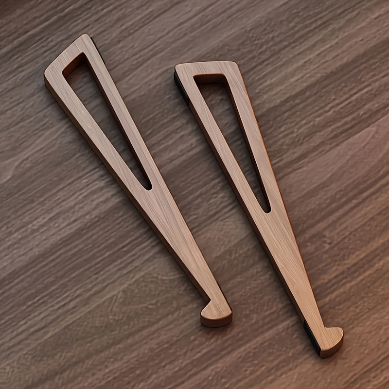 Dudukan Laptop Kayu Lipat Port - Laptop Accessories Design ulasan dan harga
