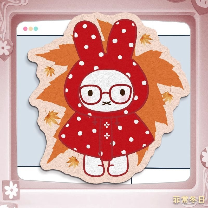 Alas Mouse Kulit Anime Miffy d - Laptop Accessories Design ulasan dan harga