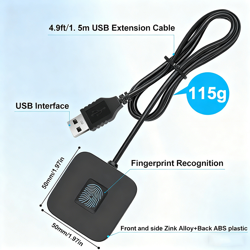 Pembaca Sidik Jari USB Menduku - Fingerprint Reader Usb ulasan dan harga