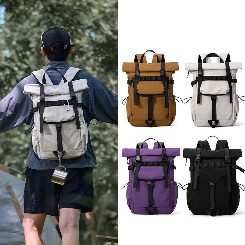 Tas ransel pria baru model rol - Laptop Bag Waterproof ulasan dan harga