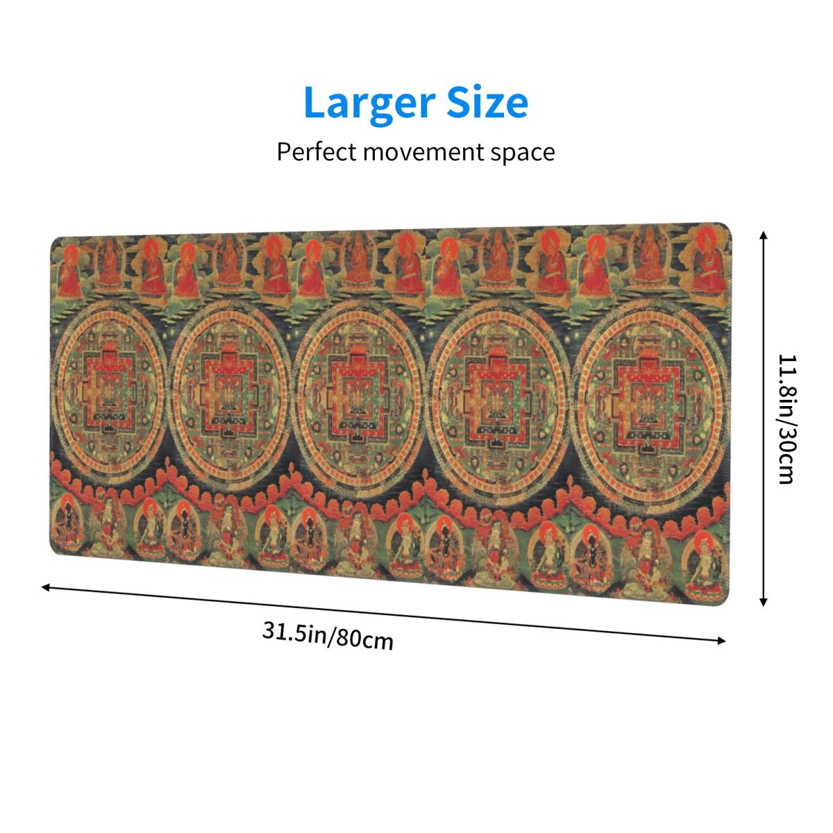 Alas Mouse Besar India Mandala - Laptop Accessories India ulasan dan harga