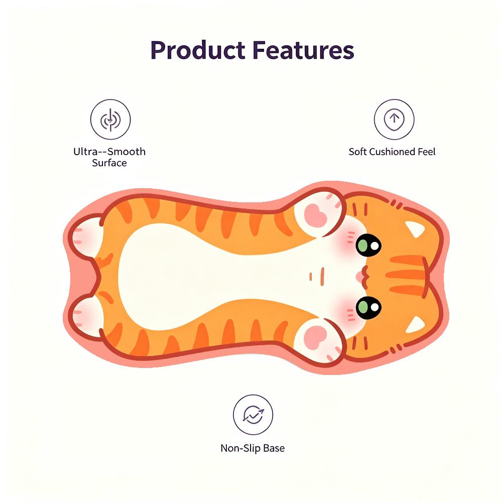 Alas Mouse Berbentuk Kucing Be - Laptop Accessories Design ulasan dan harga