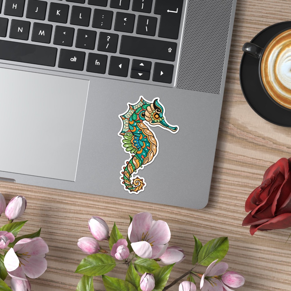 Desain Kuda Laut Warna-warni L - Laptop Accessories Design ulasan dan harga