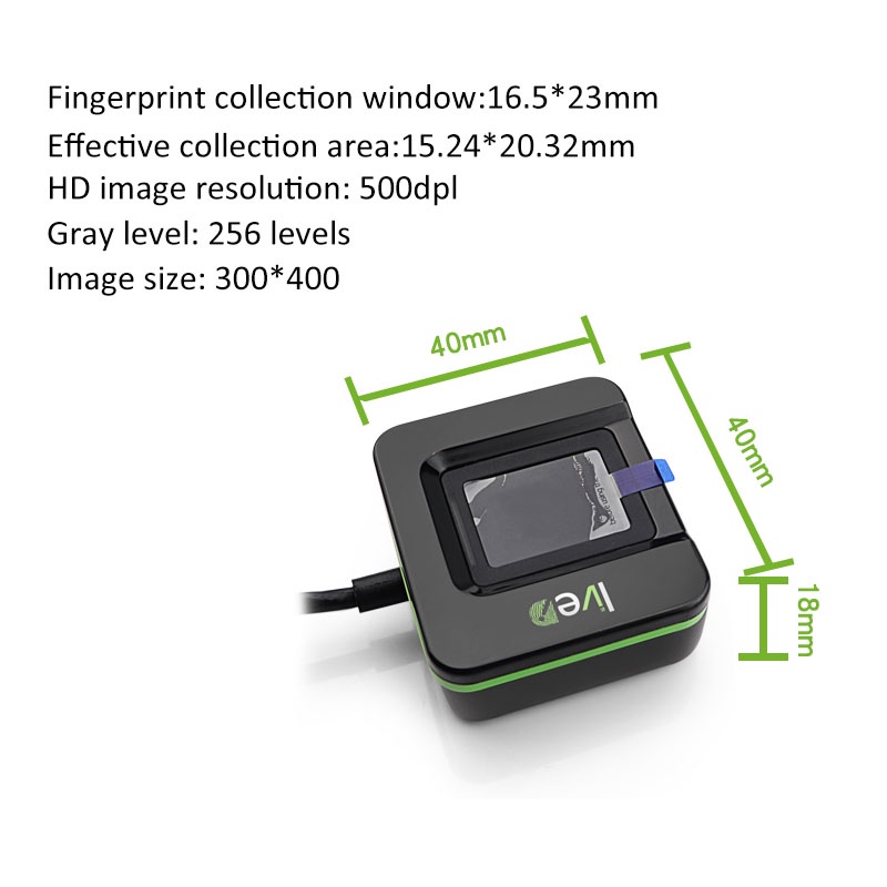 Pemindai Sidik Jari Optik 20R  - Fingerprint Reader Usb ulasan dan harga