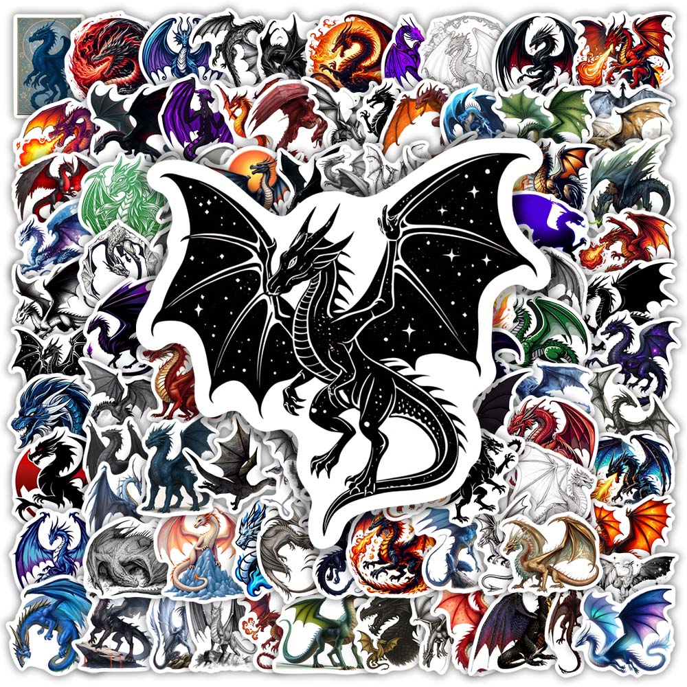 Stiker Naga Ajaib Fantasi Kere - Laptop Accessories Cool ulasan dan harga