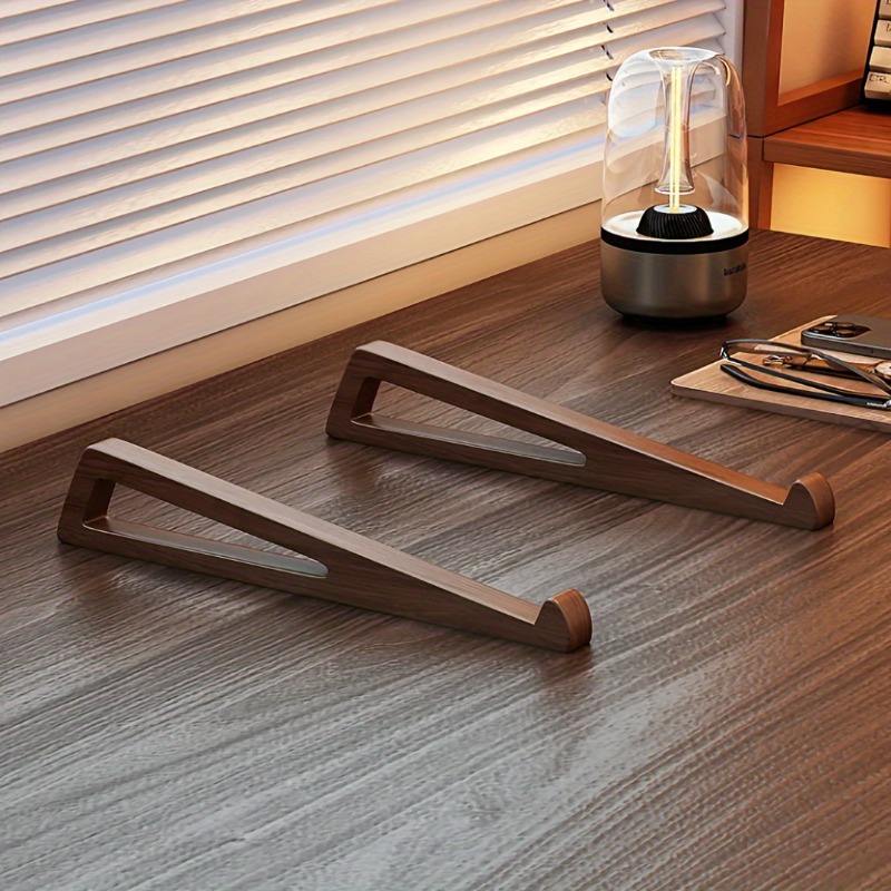 Dudukan Laptop Kayu Lipat Port - Laptop Accessories Design ulasan dan harga