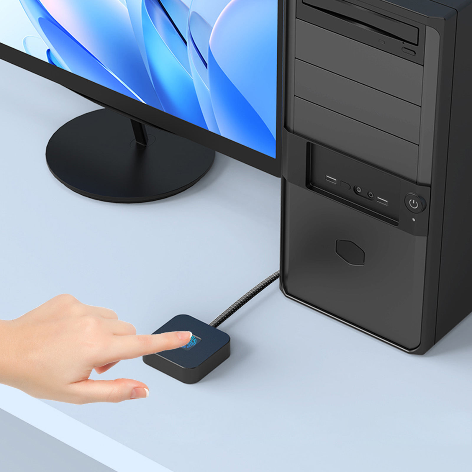 Pembaca Sidik Jari USB dengan  - Fingerprint Reader Usb ulasan dan harga