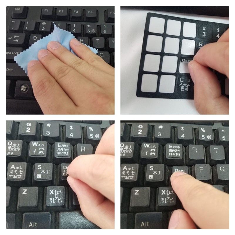 Stiker Keyboard Bahasa Ukraina - Keyboard Laptop Accessories ulasan dan harga